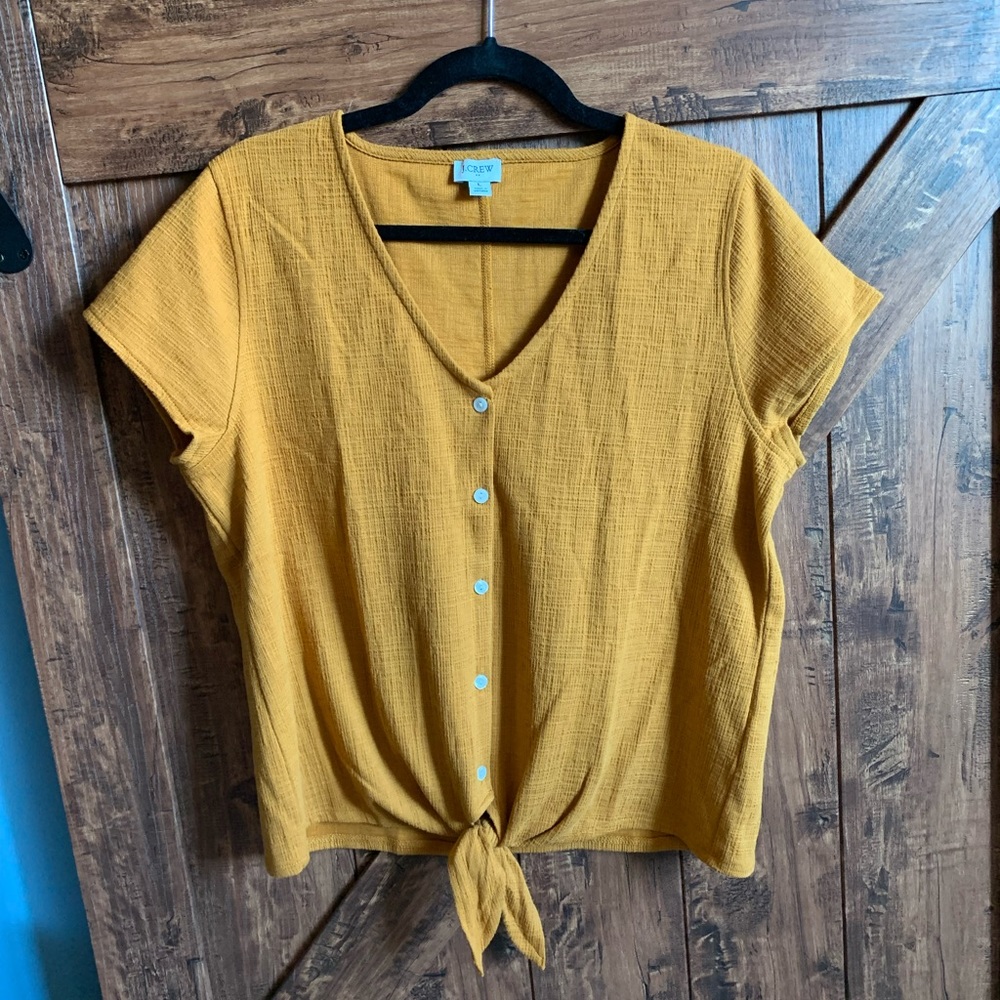 J Crew tie top